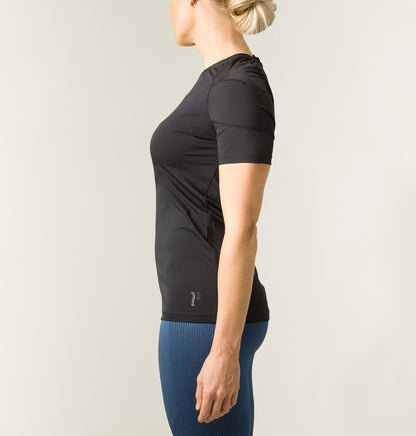 Swedish Posture: Reminder Posture T Shirt Womans Black